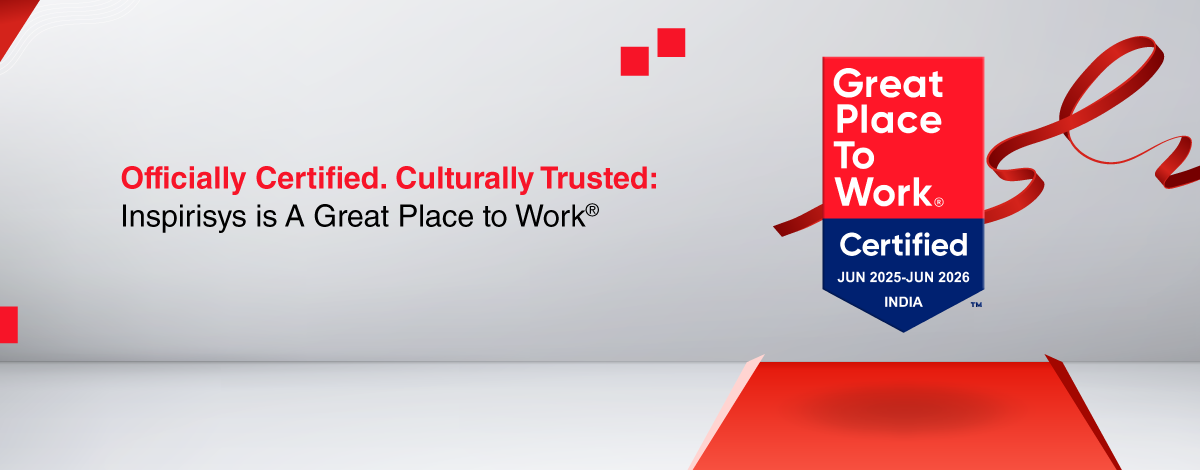 Inspirisys Earns Great Place to Work Certification for Its People-First Culture
