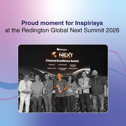 A Three-Decade Partnership Recognises Inspirisys with Channel Excellence Award