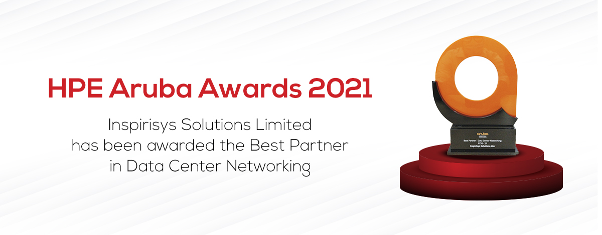 ISL awarded the Best Partner in Data Center Networking at the HPE Aruba Awards 2021