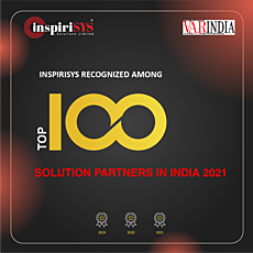 InspiriSYS recognized among top 100 solution partners in India - 2021