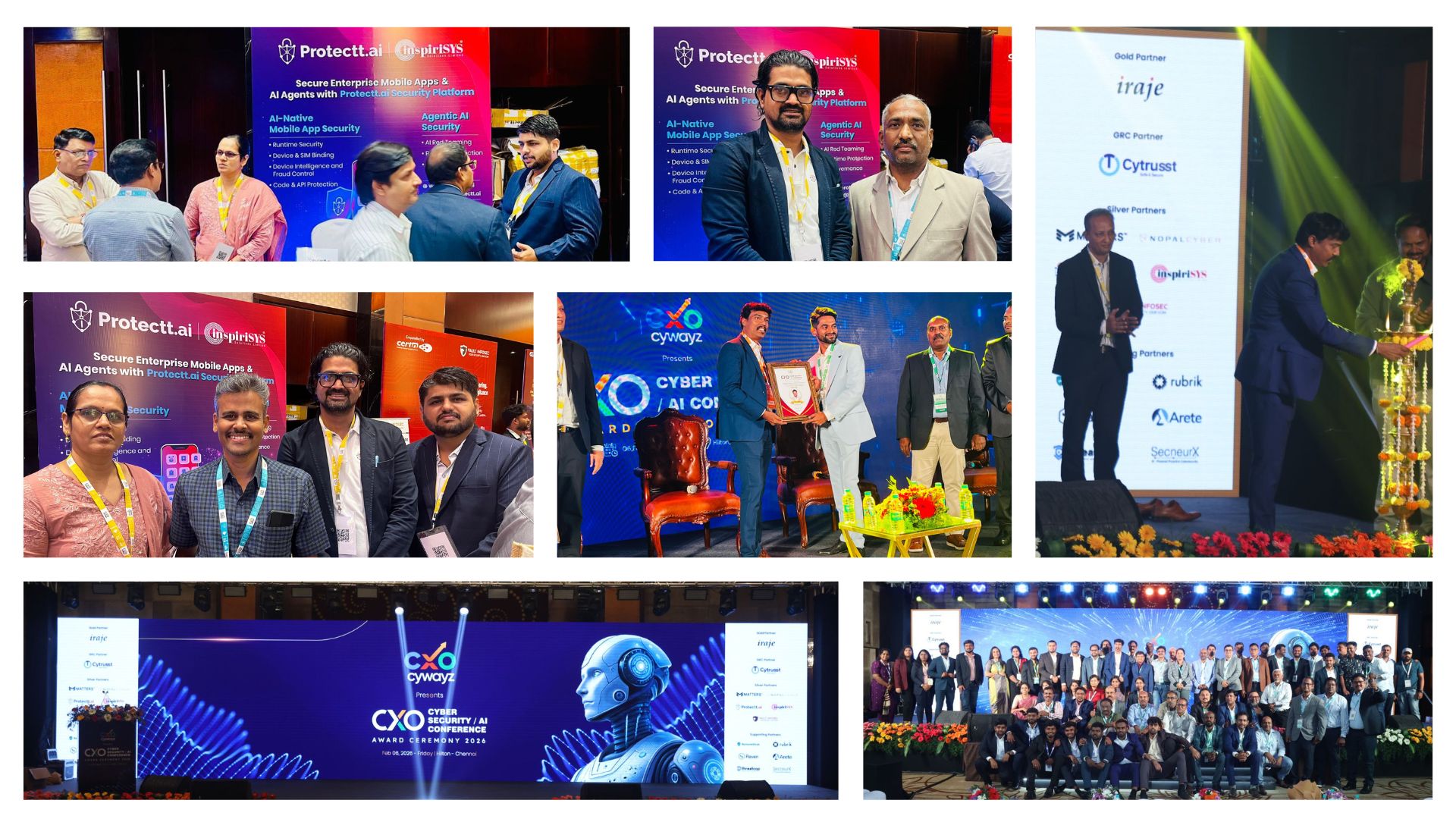 Inspirisys and Protectt.ai at the Forefront of CXO Cywayz 2026